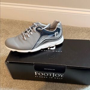 FootJoy Women's Gray, Navy and White Golf Shoes